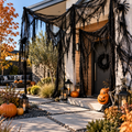Black Creepy Gauze Halloween Decoration