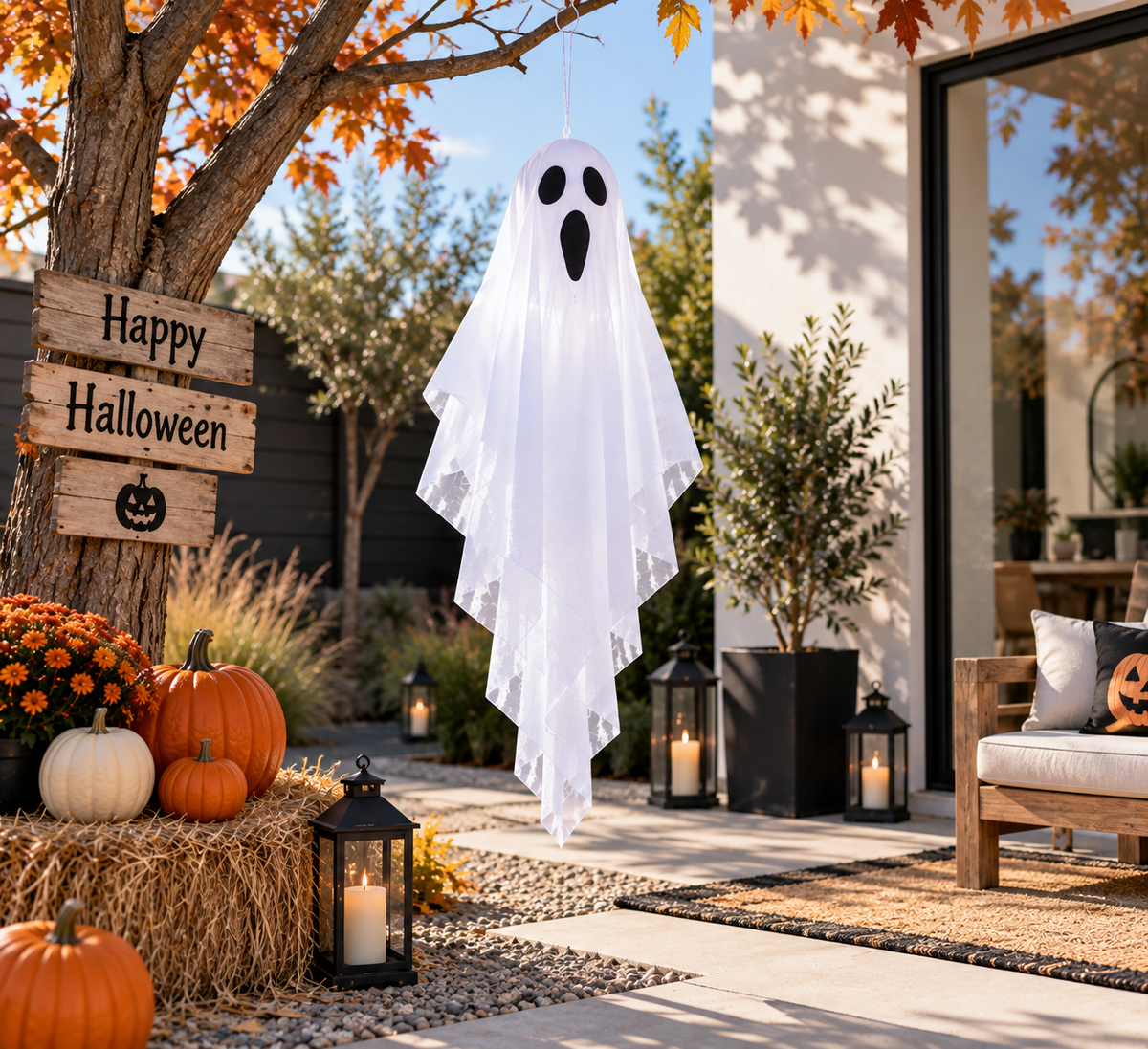 Halloween Hanging Ghost Lights /Haunted House Decoration