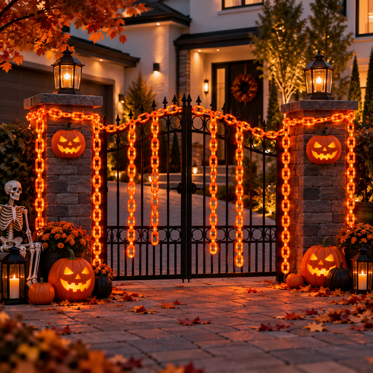 Halloween Outdoor Chain Lights- Haunted House Decoration