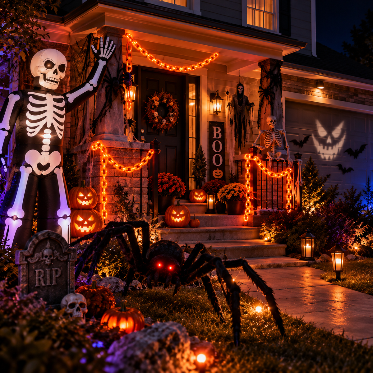Halloween Outdoor Chain Lights- Haunted House Decoration