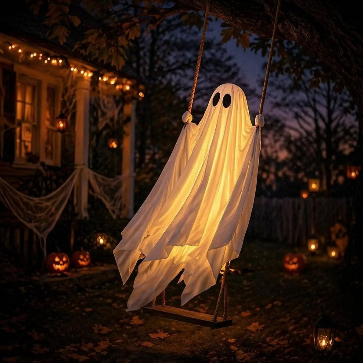 6FT Swinging Ghost Halloween Decoration