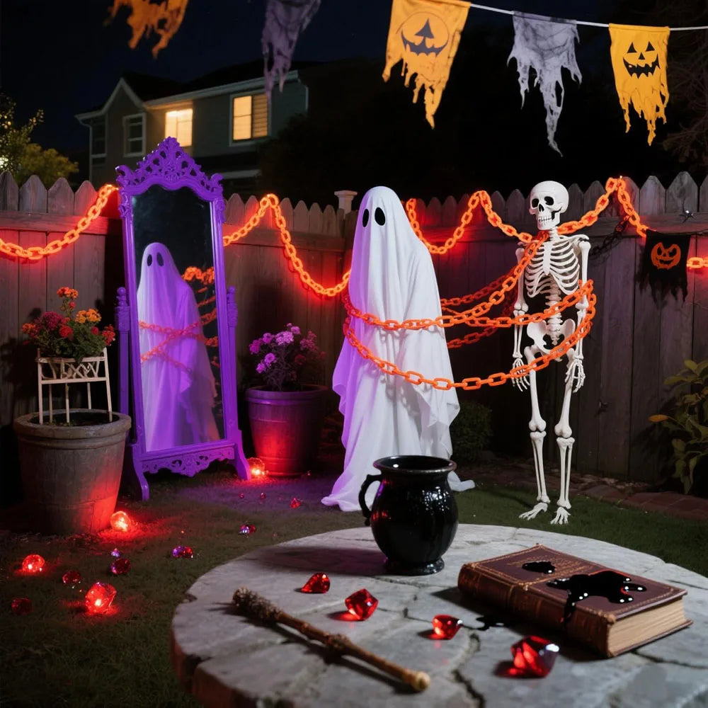 Halloween Outdoor Chain Lights- Haunted House Decoration