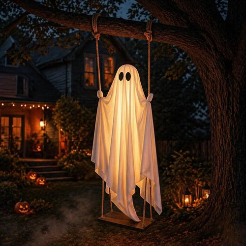6FT Swinging Ghost Halloween Decoration