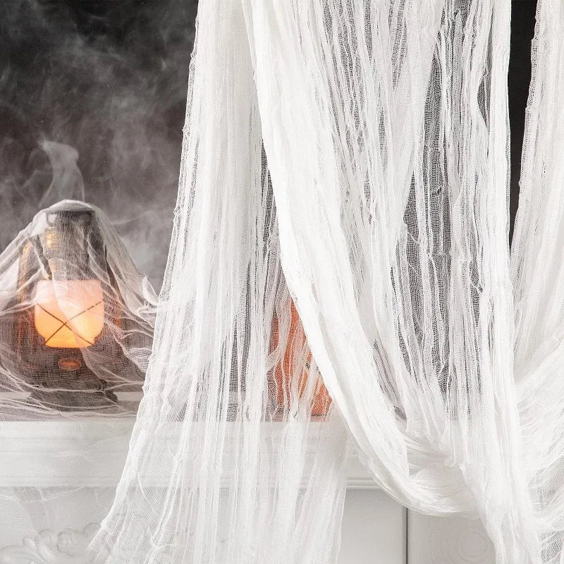 Black Creepy Gauze Halloween Decoration