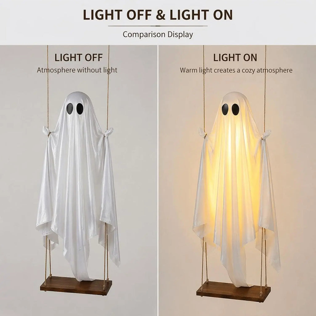 6FT Swinging Ghost Halloween Decoration