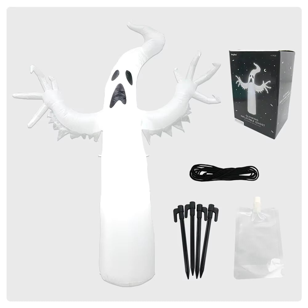 12FT Inflatable Halloween Ghost with LED Lights